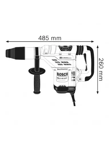 Perforateur Sds-Max Bosch Gbh 5-40dce 1150w...