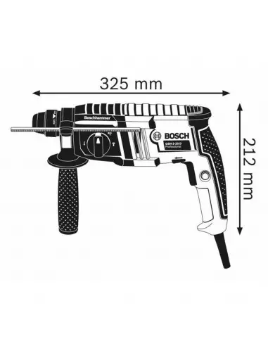 Perforateur Sds-Plus Bosch Gbh 2-20d 650w Coffret