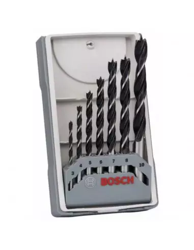 Coffret De Mèches À Bois Hélicoïdales Bosch 7...