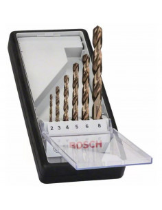 Set De 6 Foret À Métaux Bosch Hss-Co Robustline