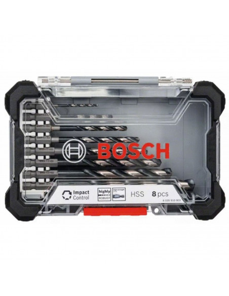 Coffret Foret À Métaux Hss Bosch Impact Control