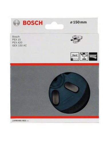 Plateau De Ponçage Bosch Dur À 6 Trous 150mm