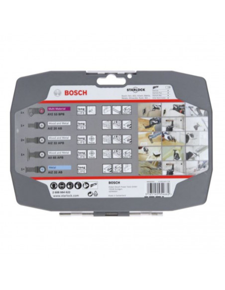 Coffret Starlock 6 Lames Bosch Pour Électricien Et Plaquiste