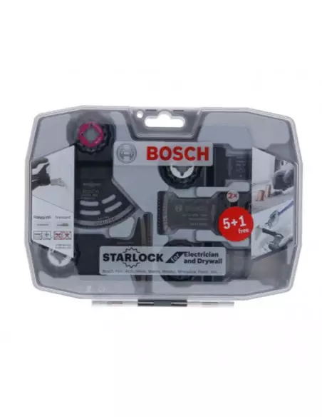 Coffret Starlock 6 Lames Bosch Pour Électricien Et Plaquiste