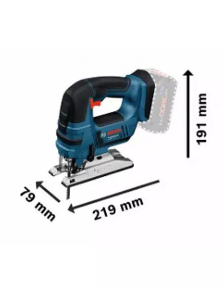 Scie Sauteuse 18v Gst 18 V-Li B Bosch Seule L-Boxx