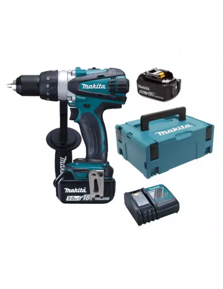 Perceuse Visseuse 18 V Makita 2x5ah Ddf458rtj Makpac