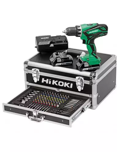 Perceuse Visseuse 18v Hikoki 2x2,5ah Kc18djlfz...