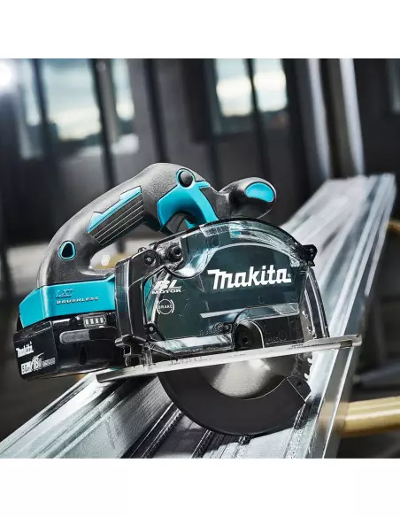 Scie Circulaire À Métaux 18 V Makita 2x5ah Dcs553rtj Makpac