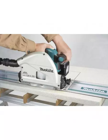 Scie Plongeante 36v Makita 2x5ah Dsp600pt2j Makpac