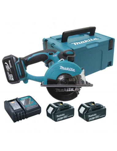 Scie Circulaire À Métaux 18v Makita 2x4ah...