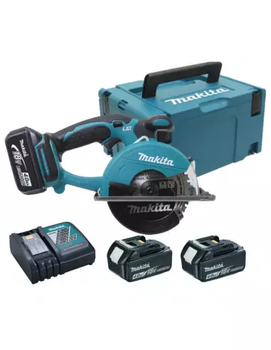 Scie Circulaire À Métaux 18v Makita 2x4ah...