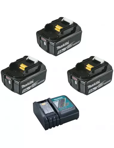 Pack De 2 Outils 18 V Makita Dlx2127tj1 (Ddf482...