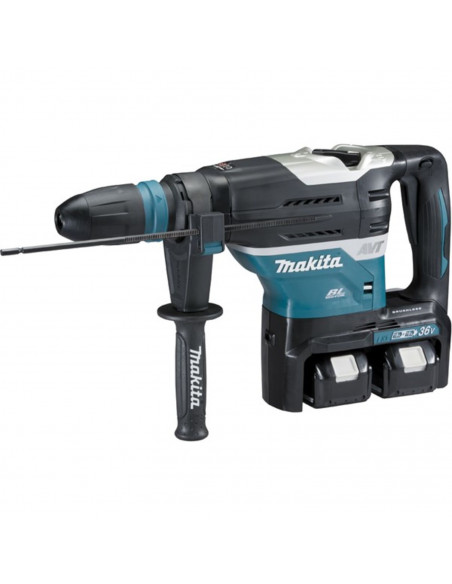 Pack Perforateur Sans Fil Makita Sds-Max + 2 Batteries 6ah + Chargeur Rapide