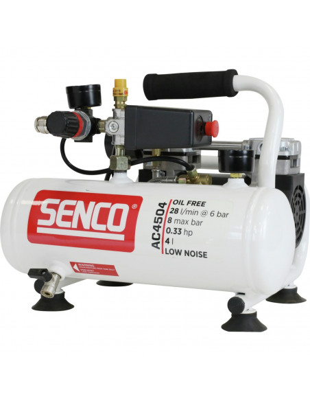 Compresseur Portable À Bruit Réduit Senco Sans Huile Ac4504