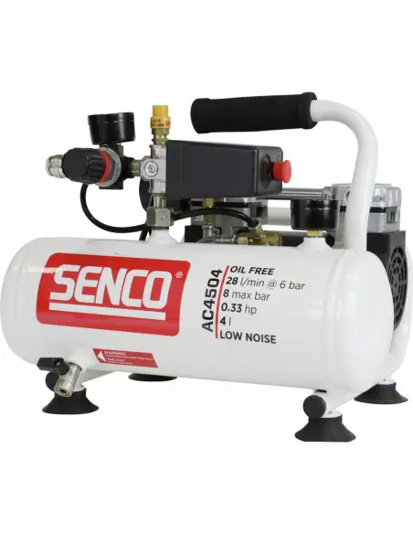 Compresseur Portable À Bruit Réduit Senco Sans Huile Ac4504
