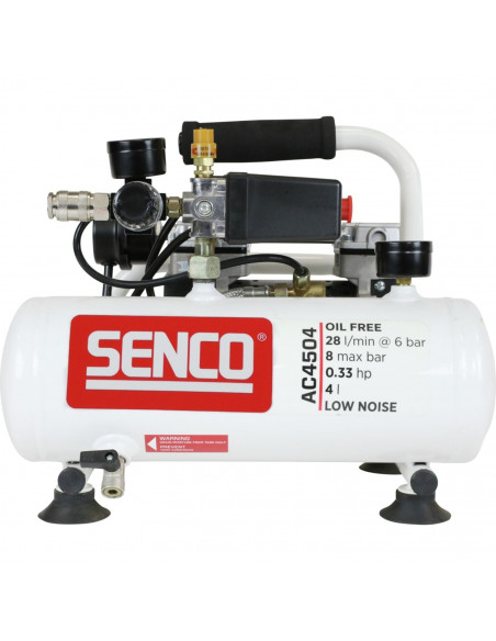 Compresseur Portable À Bruit Réduit Senco Sans Huile Ac4504