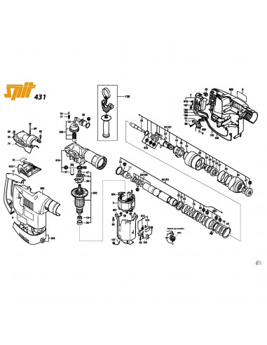 Marteau Piqueur Sds Plus 431 Spit 650w