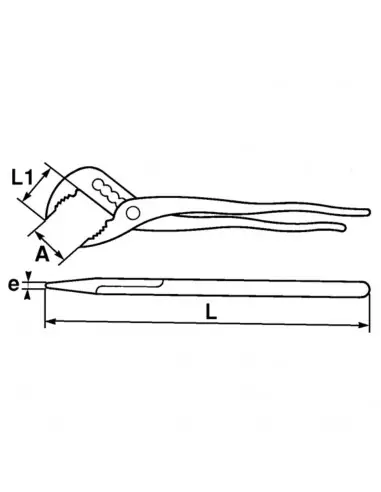 Pince Multiprise Bimatiere Sam À Bouton Poussoir