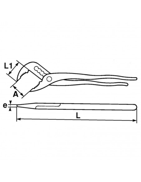 Pince Multiprise Bimatiere Sam À Bouton Poussoir