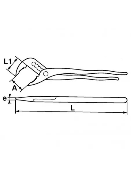 Pince Multiprise Bimatiere Sam À Bouton Poussoir