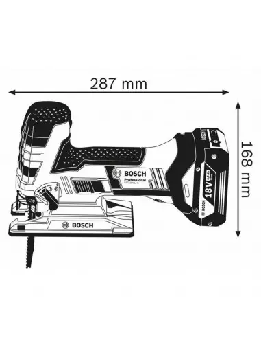 Scie Sauteuse 18v Gst 18 V-Li S 2x4ah Bosch...