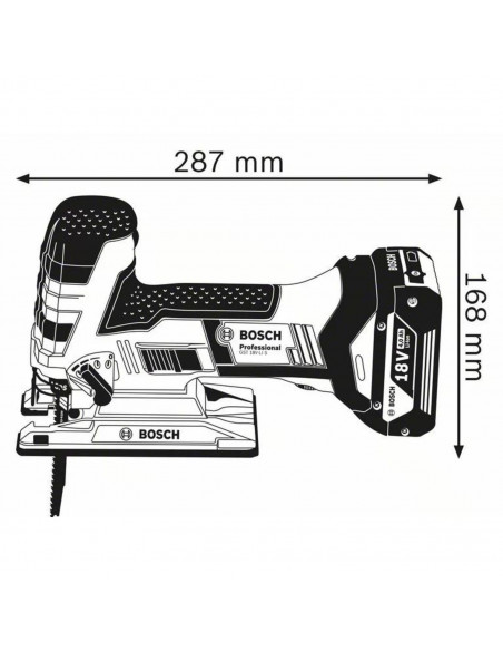 Scie Sauteuse 18v Gst 18 V-Li S 2x4ah Bosch Procore L-Boxx