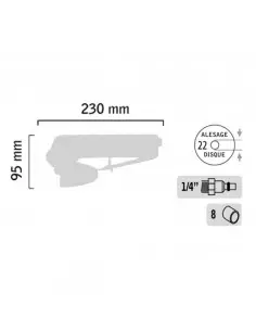 Meuleuse D'angle Pneumatique Général Pneumatic Gp3525 2