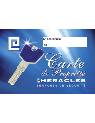 Cylindre Double Entrée Héraclès Laiton Nickelé...