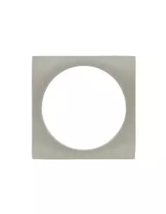 1 Rosace Carrée Cadap A Coller Inox