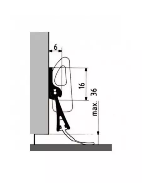 Bas De Porte Automatique Ellen En Aluminium Port-O-Mat 3