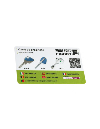 Cylindre Monobloc Fichet À Lanterne À Clé 787 Z