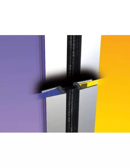 Joints d’isolation en aluminium Ellen pour portes en verre GDS