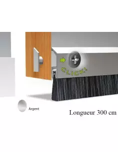 Bas de porte Ellen en aluminium anodisé Le Pro Design/ IDS-B 2