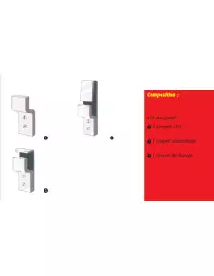 Jeu De Supports Pour Barre De Sécurité Hercule